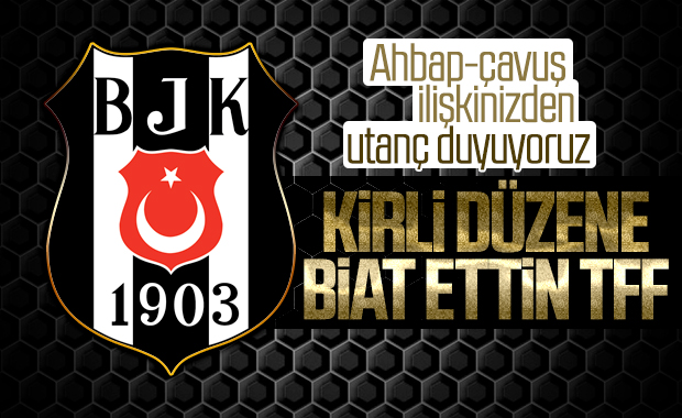Beşiktaş'tan TFF'nin kararına sert cevap