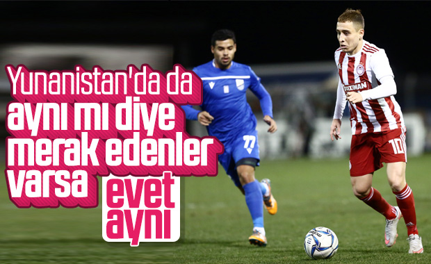 Emre Mor, Olympiakos'ta şans bulamıyor