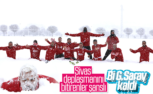 Sivas'ta yağan kar rakipleri korkutuyor