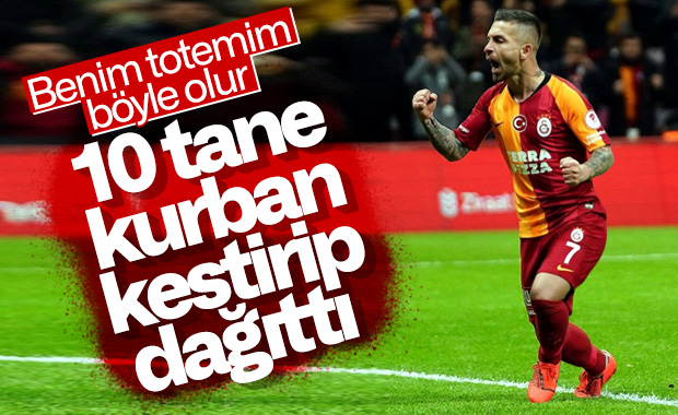 Adem Büyük kurban kesti, goller geldi