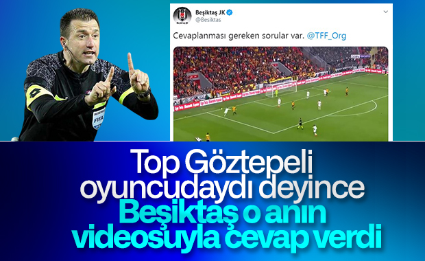 Beşiktaş 'o anın' videosunu yayınladı