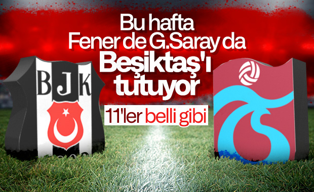 Haftanın bir diğer derbisi: Beşiktaş - Trabzonspor