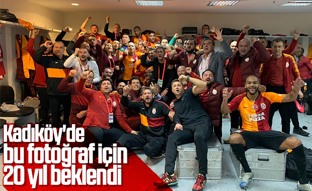 Galatasaray'dan galibiyet fotoğrafı