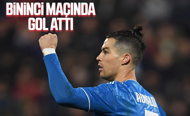 Ronaldo çıktığı bininci maçta gol attı