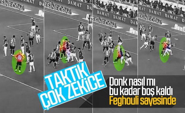 Feghouli'nin taktiği Galatasaray'a golü getirdi
