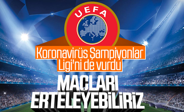 UEFA'dan koronavirüs açıklaması