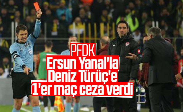 PFDK G.Saray-F.Bahçe maçının kararlarını açıkladı