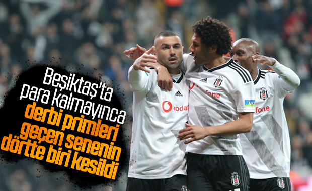 Beşiktaş'ta, Galatasaray derbisinin primi belli oldu