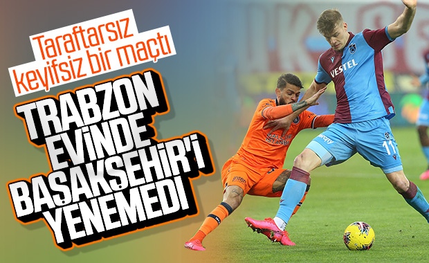 Trabzonspor'la Başakşehir puanları paylaştı