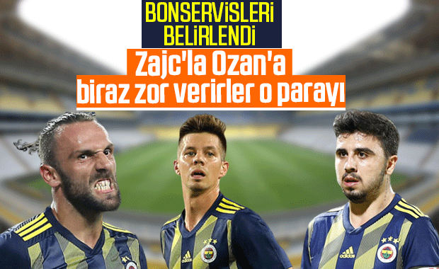 Fenerbahçe'de üç oyuncunun bonservisleri belli oldu