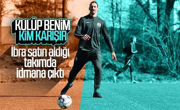 İbrahimovic, Hammarby'de idmanlara başladı