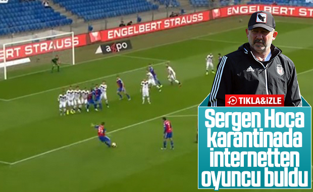 Sergen Yalçın'ın yeni gözdesi Kevin Bua