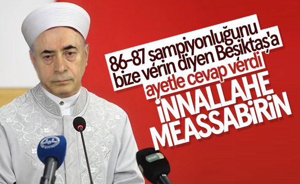Mustafa Cengiz, Beşiktaş'a ayetle yanıt verdi