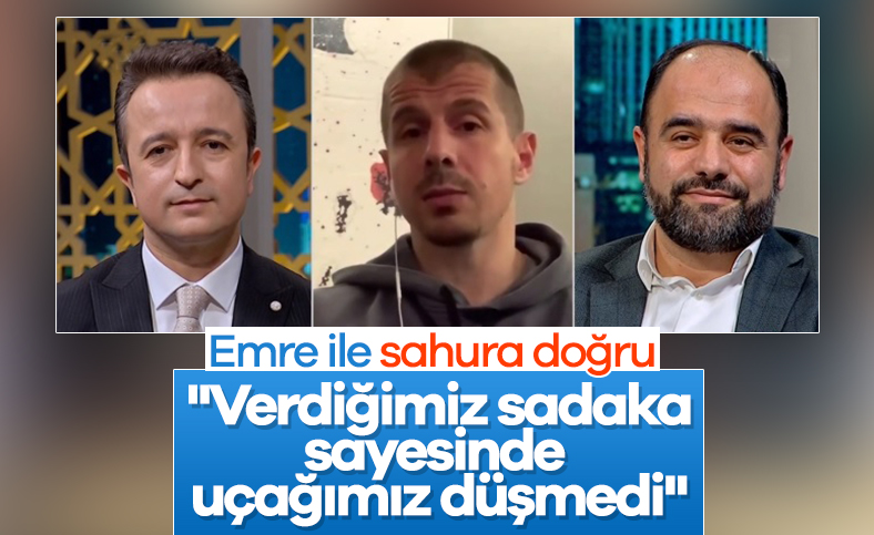 Emre sahur programına katıldı
