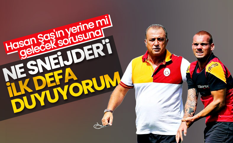 Fatih Terim, Sneijder iddialarını yalanladı
