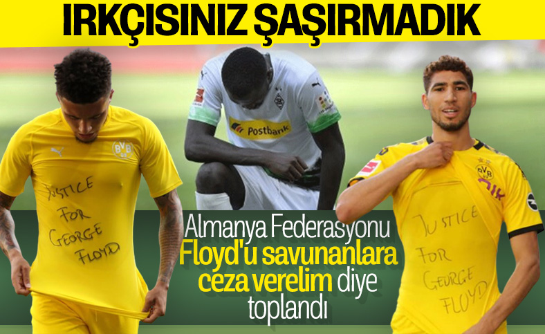 Almanya, Floyd'u destekleyen futbolcuları tartışıyor