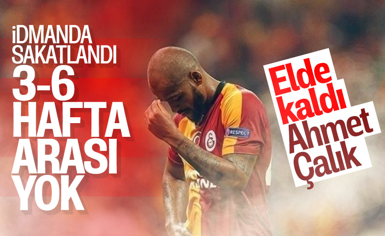Galatasaray'da Marcao sakatlandı