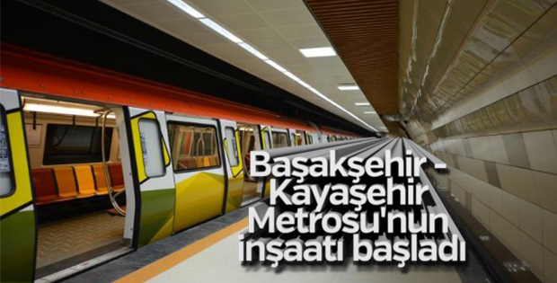 Kayaşehir'e metro hattı inşa edilecek
