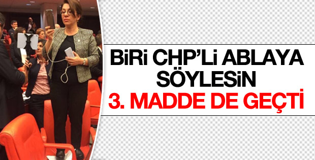 Anayasa değişikliğinde 3. madde kabul edildi