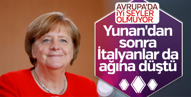 Merkel'den İtalya'ya borç öde baskısı