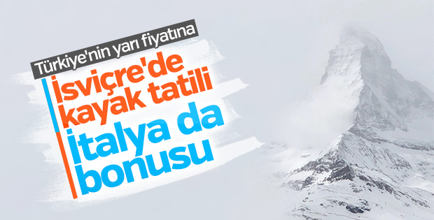 İsviçre'de ucuza kayak tatili
