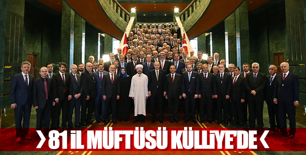 Cumhurbaşkanı Erdoğan müftülerle buluştu