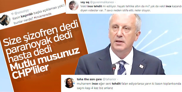 Muharrem İnce komplo teorilerine kızdı