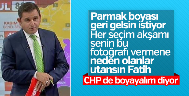CHP seçimlerde parmak boyası için kanun teklifi verdi