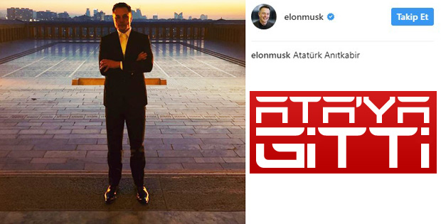 Elon Musk, Anıtkabir'i ziyaret etti