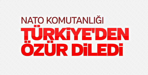 NATO Türkiye'den resmen özür diledi
