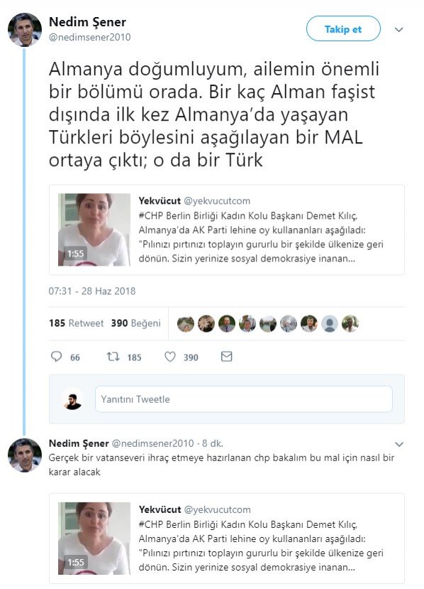 Nedim Şener'den CHP'liye tepki: MAL