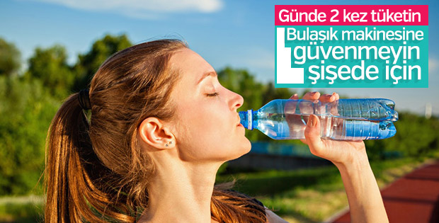 Maden suyunu bardakta değil, şişede tüketin