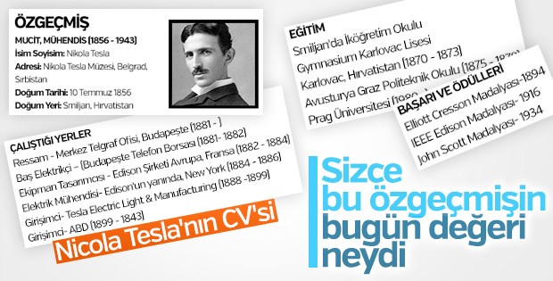 Nikola Tesla’nın özgeçmişi