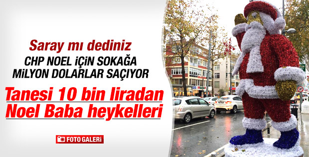 CHP'nin Noel Babalı yılbaşı kutlaması