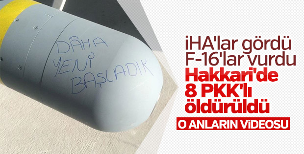 Hakkari'de 8 terörist etkisiz hale getirildi