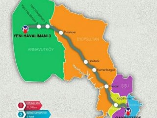 Gayrettepe- 3.Havalimanı metro hattı 2019'da açılacak