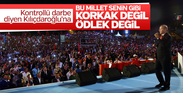 Cumhurbaşkanı Erdoğan'dan Kılıçdaroğlu'na sert sözler