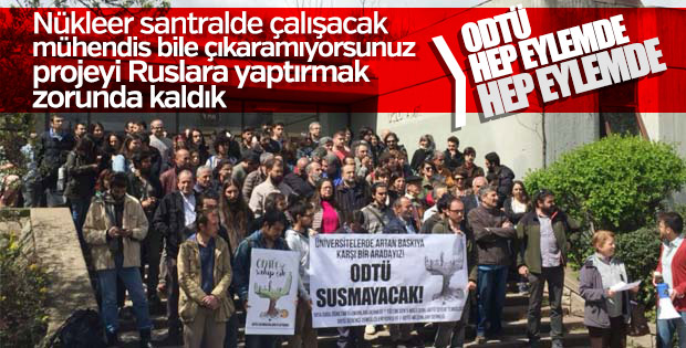 ODTÜ'lüler yine eylemde