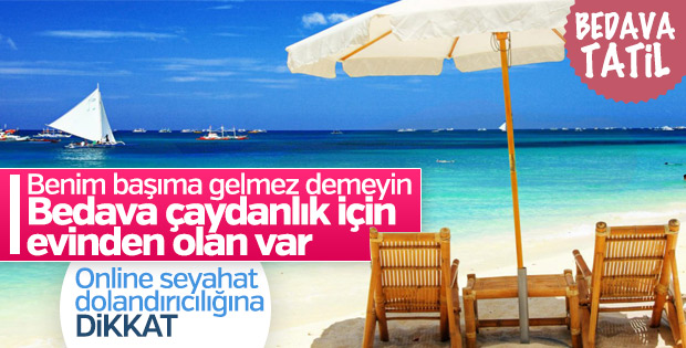 Online seyahat dolandırıcılığına dikkat
