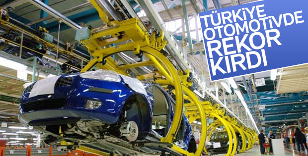 Türk otomotiv sanayisi 2017'de rekor kırdı
