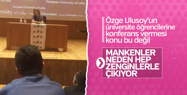 Özge Ulusoy: Mankenler fakirlerle mi çıksın