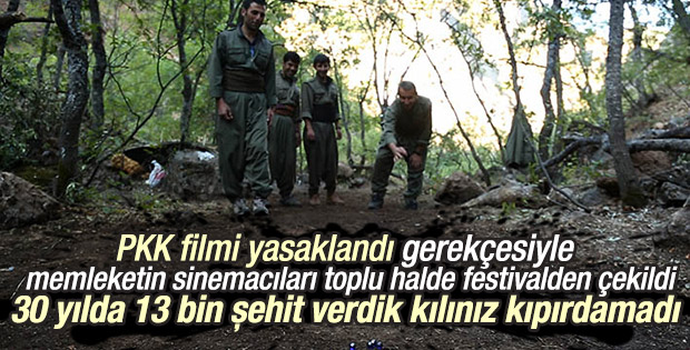 Sinemacılar PKK belgeseli için festivalden çekildi