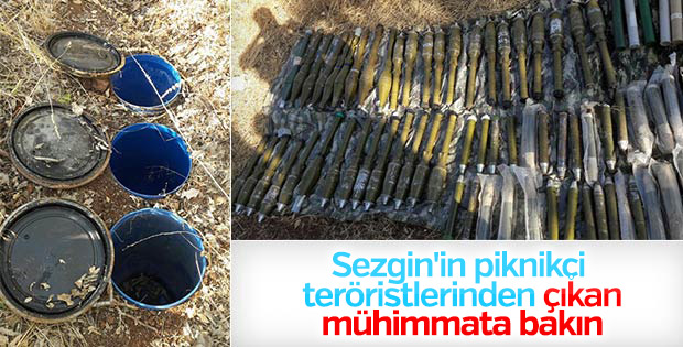 Diyarbakır'da 105 roketatar mühimmatı bulundu