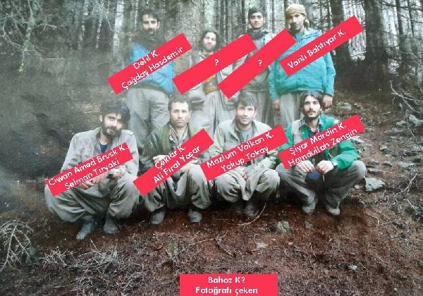 PKK'nın 22 kişilik Karadeniz grubuna darbe