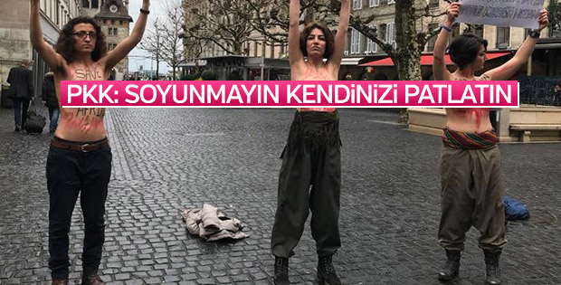PKK'lılar çıplak eylemi anlattı