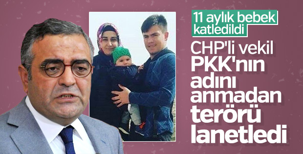 CHP'li Sezgin Tanrıkulu, PKK demeden terörü lanetledi