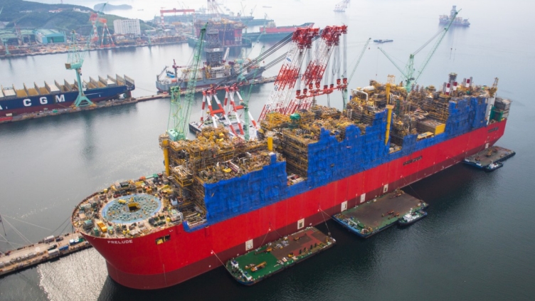 Dünyanın en büyük doğalgaz platformu Prelude denizlerde