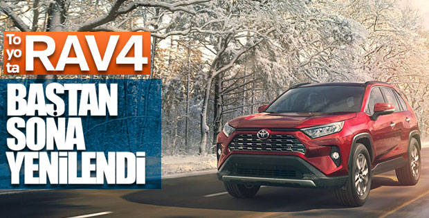 Toyota SUV modeli RAV4'ü yeniledi