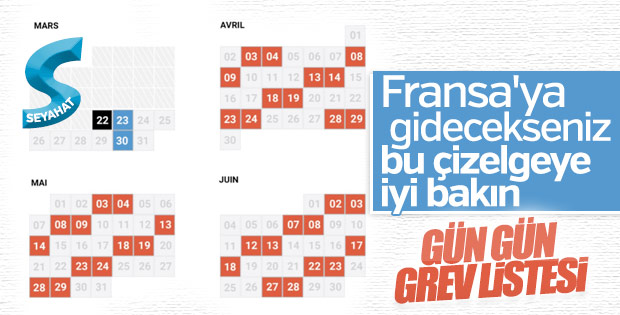 Fransa'da grev mevsimi başlıyor