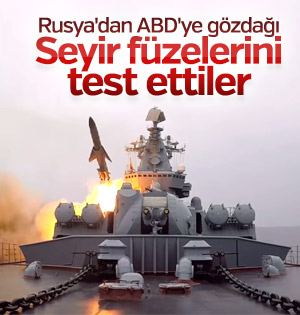 Rusya seyir füzelerini denedi